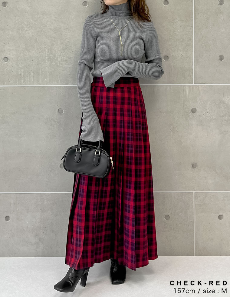 チェック柄プリーツスカート - スカート通販 | 人気レディース
