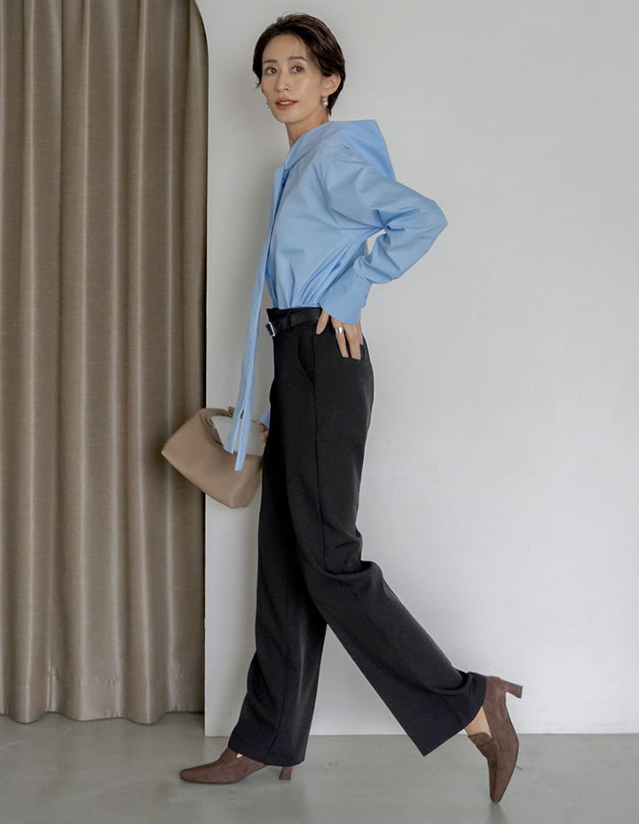 【TIME SALE 15%OFF】[大きいサイズ有]ポインテッドトゥヒールローファー シューズ 人気レディースファッション通販 リエディ