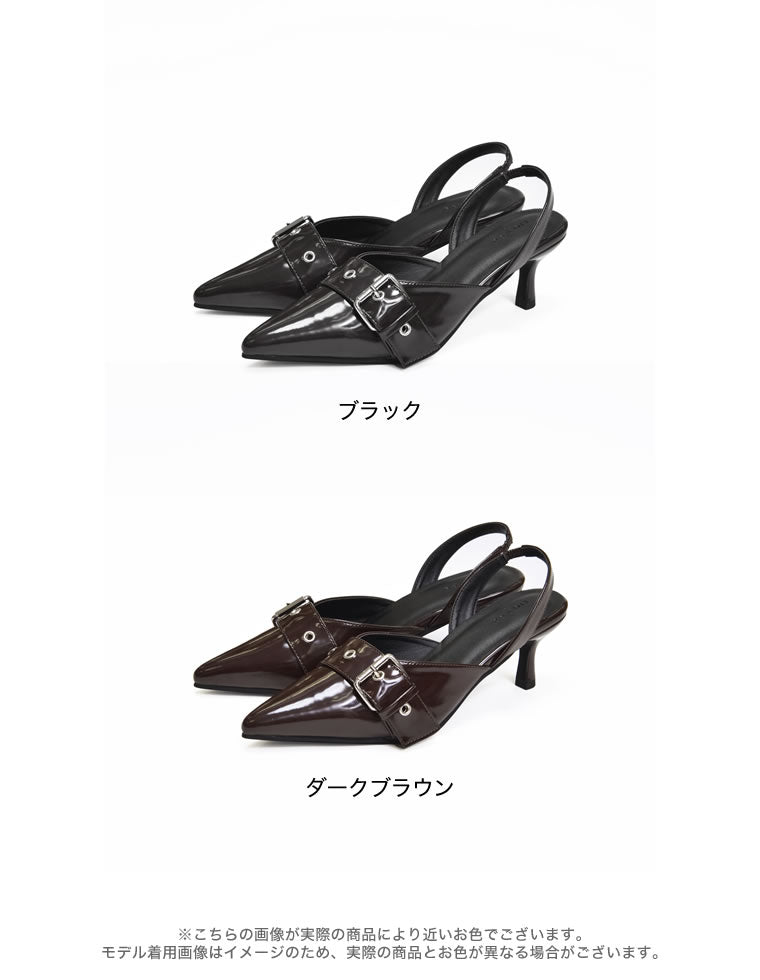 Dior ♡美品♡ブラック ミュール ポインテッドトゥ 細ベルトポインテッドトゥミュール - シューズ通販 | 人気