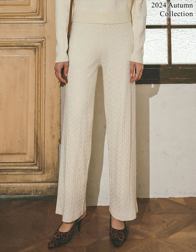 ケーブルニットパンツ - パンツ通販 | 人気レディースファッション