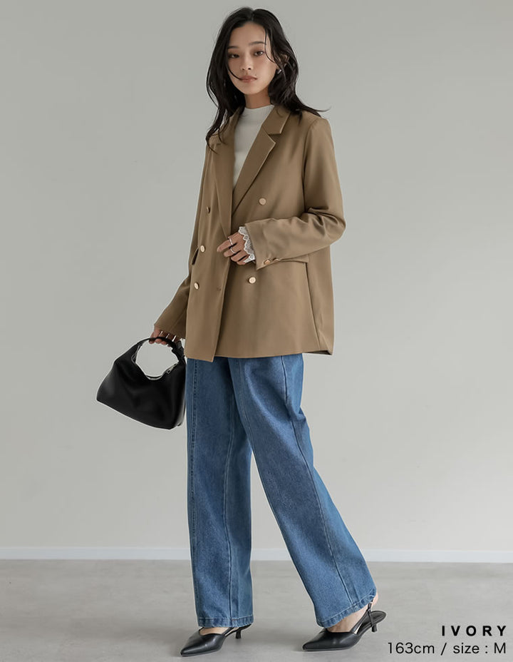 袖レースレイヤードフレアスリーブニットトップス トップス 人気レディースファッション通販 リエディ