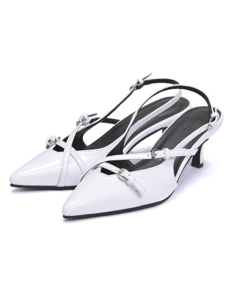 細ベルトポインテッドトゥミュール - シューズ通販 | 人気レディース