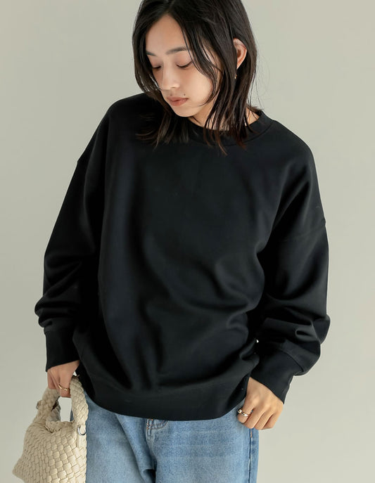 スムースダンボールステッチプルオーバー トップス 人気レディースファッション通販 リエディ