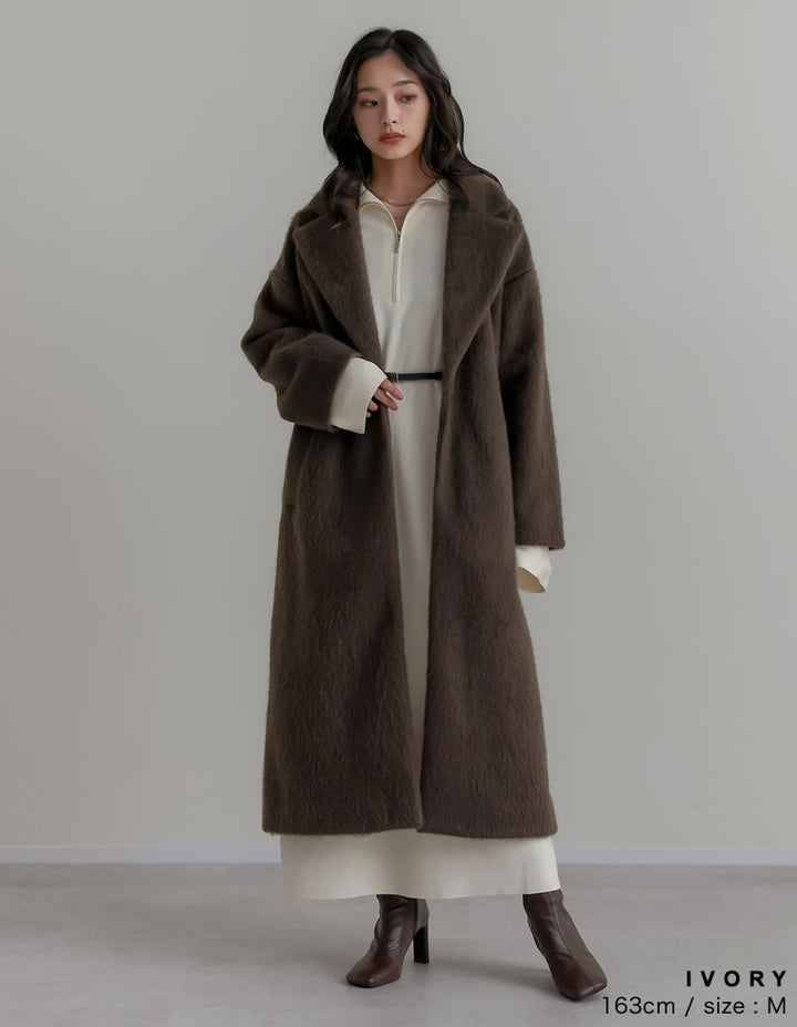 【TIME SALE 20%OFF】[低身長サイズ有]ミラノリブハーフジップニットワンピース ワンピース 人気レディースファッション通販 リエディ