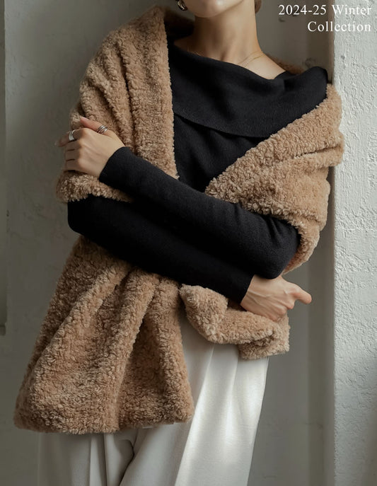 [2024-25 WINTER COLLECTION]フェイクファー&ボアマルチウェイストール ファッション雑貨 人気レディースファッション通販 リエディ