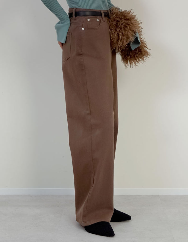 【TIME SALE 10%OFF】[低身長/高身長サイズ有]選べる無地orレオパードカツラギワイドストレートパンツ パンツ 人気レディースファッション通販 リエディ