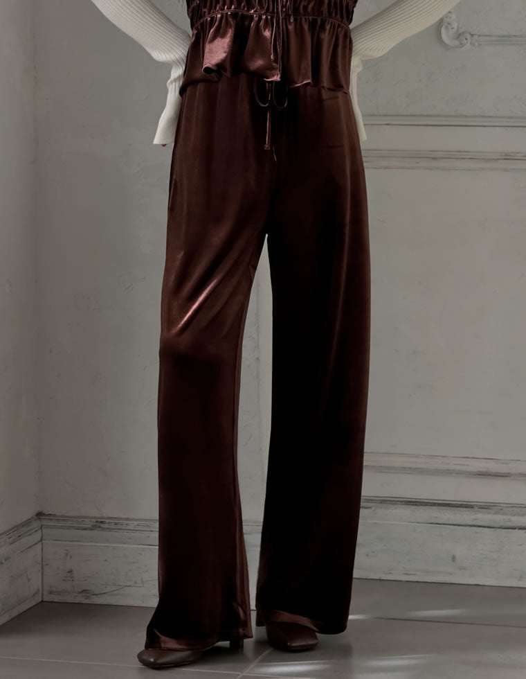 ベロアドロストルーズパンツ - パンツ通販 | 人気レディース