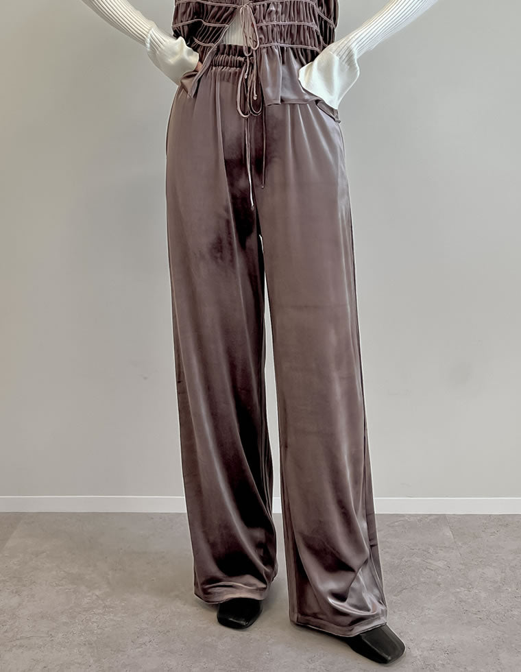 ベロアドロストルーズパンツ - パンツ通販 | 人気レディース