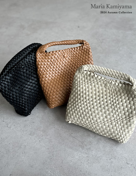 【限定TIME SALE 5%OFF ¥7,998⇒¥7,598】[2024AW BAG COLLECTION]ポーチ付きイントレチャートワンハンドルバッグ バッグ 人気レディースファッション通販 リエディ