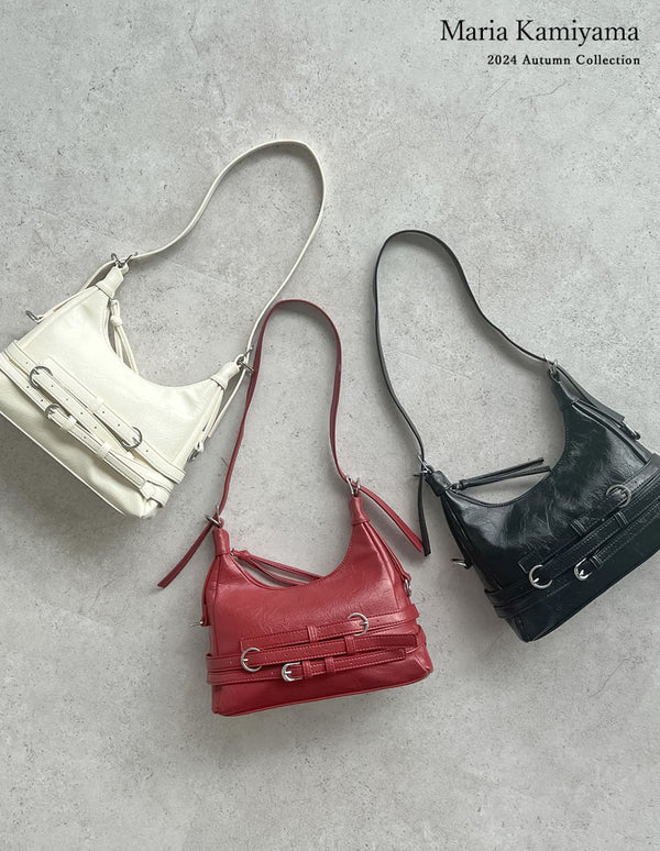 [2024AW BAG COLLECTION]ベルト付きワンハンドルバッグ