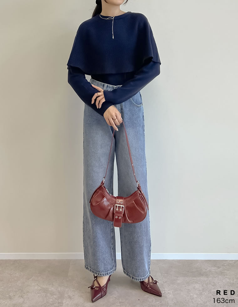 ハーフムーンワンベルトバッグ - バッグ通販 | 人気レディース