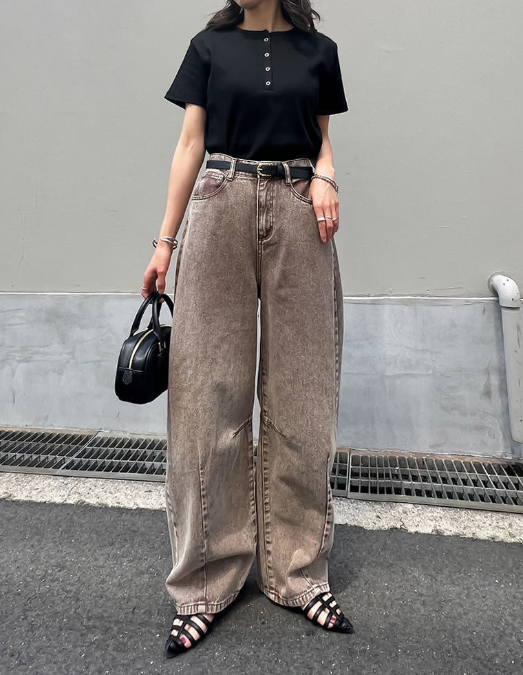 ウォッシュ加工コットンツイルカーブパンツ - パンツ通販 | 人気 ウォッシュ加工コットンツイルカーブパンツ - パンツ通販 | 人気