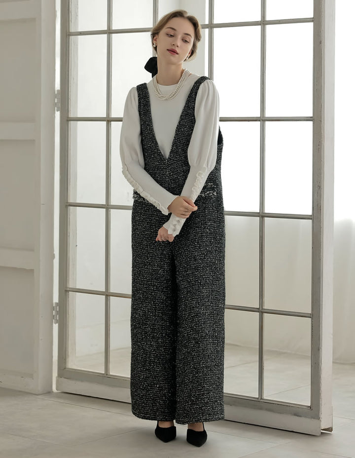 [MEISM by Re:EDIT][2025AW COLLECTION]ビジュー×フリルスリーブニットトップス トップス 人気レディースファッション通販 リエディ