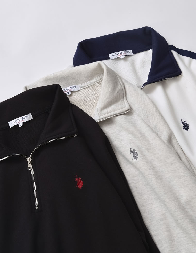 ワンポイント刺繍ハーフジップスウェット - トップス通販 | 人気