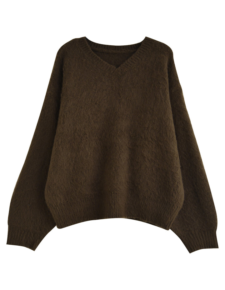 [新色追加]モヘアライクVネックニットトップス トップス 人気レディースファッション通販 リエディ