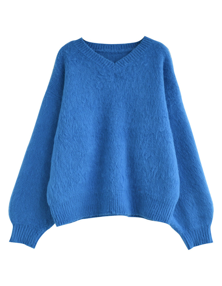 [新色追加]モヘアライクVネックニットトップス トップス 人気レディースファッション通販 リエディ