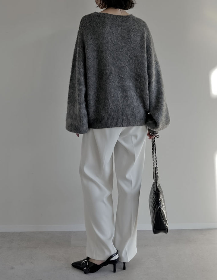 [新色追加]モヘアライクVネックニットトップス トップス 人気レディースファッション通販 リエディ