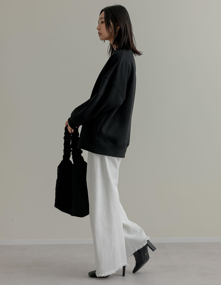 裏起毛ワンポイント刺繍スウェット - トップス通販 | 人気レディース