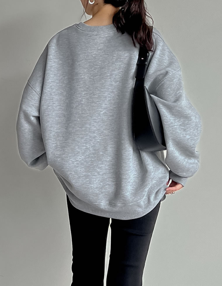 裏起毛ワンポイント刺繍スウェット - トップス通販 | 人気レディース