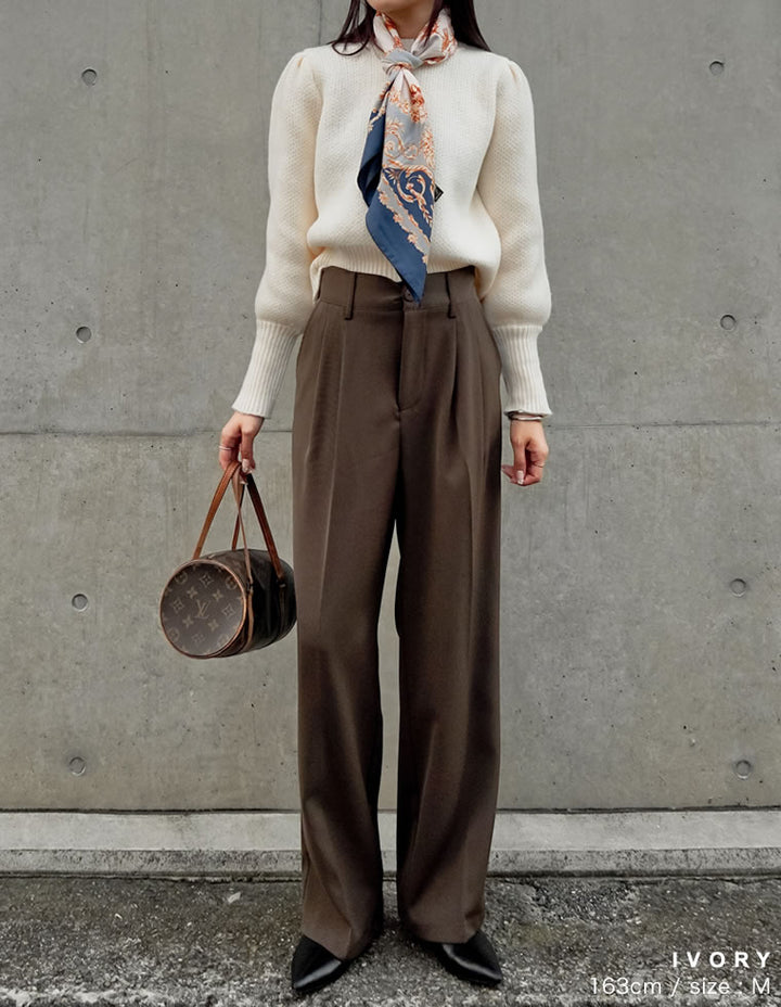 【TIME SALE 10%OFF】パワーショルダーソフトニットトップス トップス 人気レディースファッション通販 リエディ