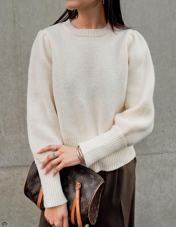 【TIME SALE 10%OFF】パワーショルダーソフトニットトップス トップス 人気レディースファッション通販 リエディ