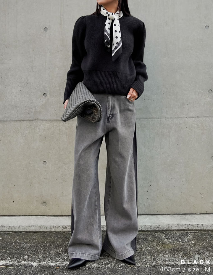 【TIME SALE 10%OFF】パワーショルダーソフトニットトップス トップス 人気レディースファッション通販 リエディ