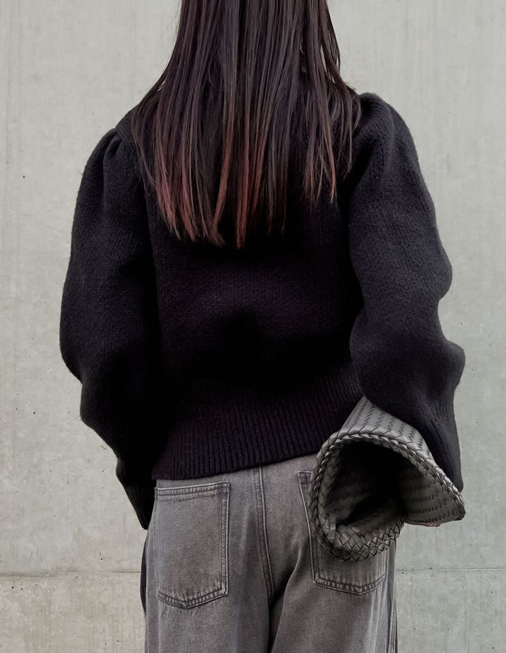 【TIME SALE 10%OFF】パワーショルダーソフトニットトップス トップス 人気レディースファッション通販 リエディ