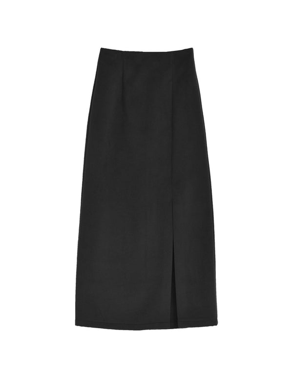 [2024-25 WINTER COLLECTION]起毛フロントスリットタイトスカート スカート 人気レディースファッション通販 リエディ