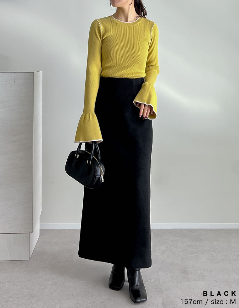 かほページ 起毛無地orチェック柄タイトスカート - スカート通販 | 人気