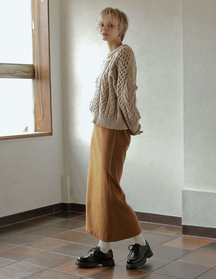 起毛無地orチェック柄タイトスカート - スカート通販 | 人気レディース