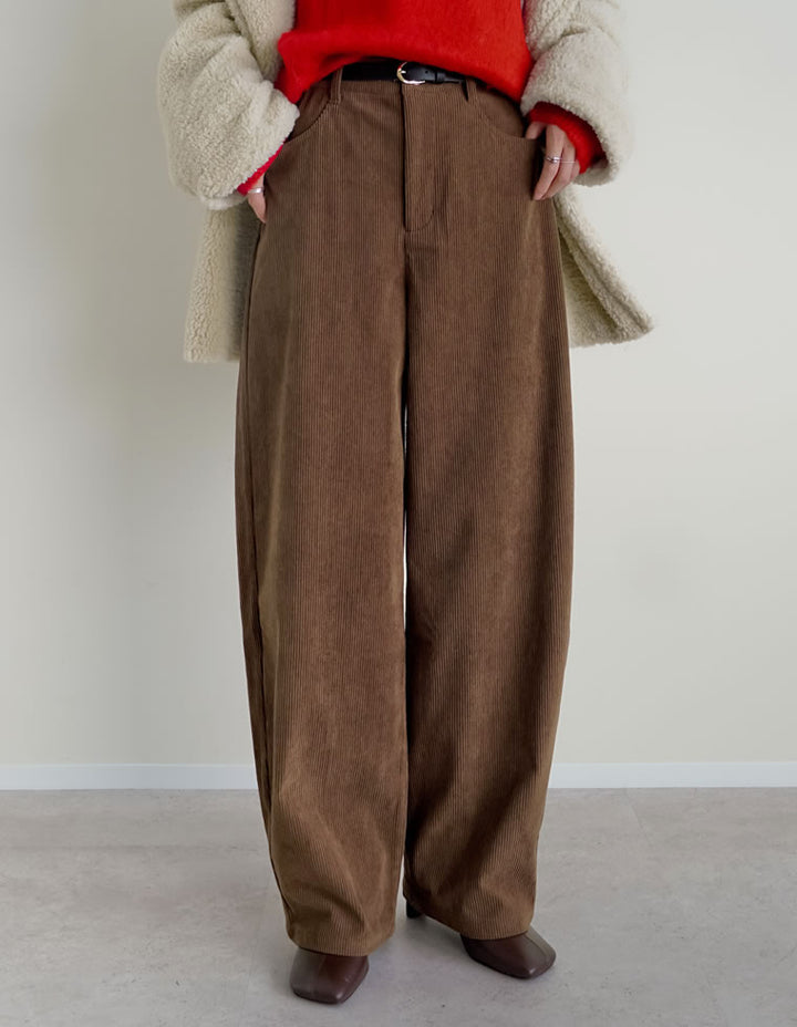 【PRE ORDER 20%OFF対象】[2025 WINTER PRE ORDER][新色追加][低身長/高身長/大きいサイズ有]コーデュロイバレルレッグパンツ パンツ 人気レディースファッション通販 リエディ