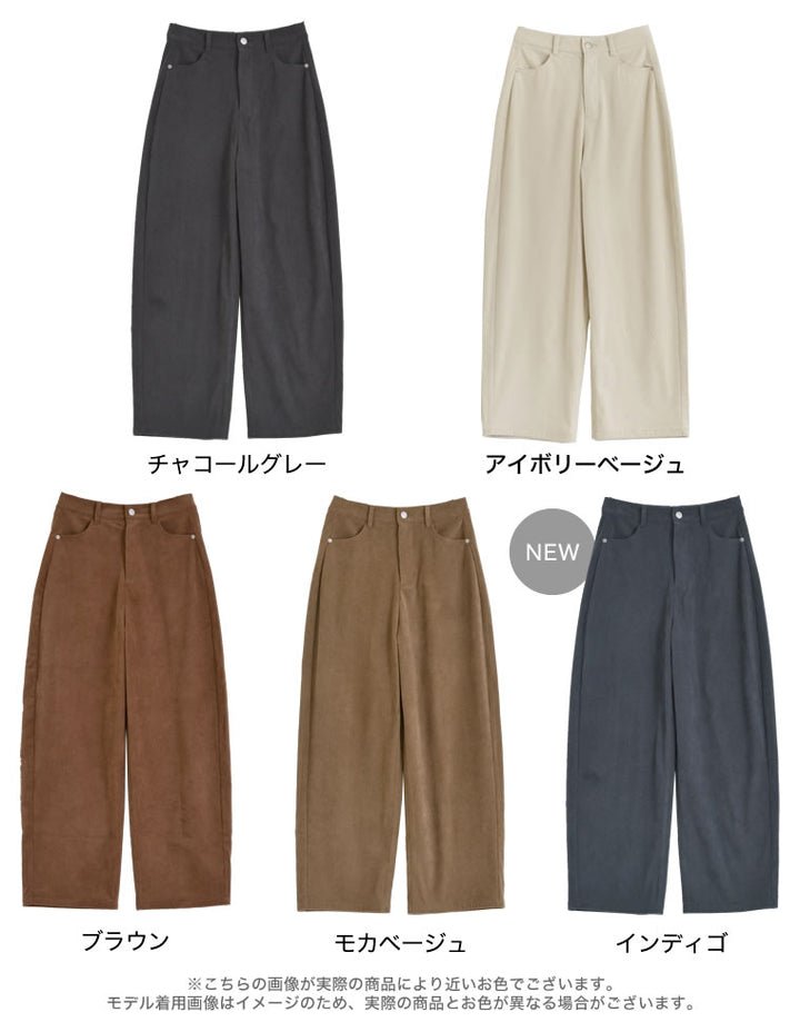 【PRE ORDER 20%OFF対象】[2025 WINTER PRE ORDER][新色追加][低身長/高身長/大きいサイズ有]コーデュロイバレルレッグパンツ パンツ 人気レディースファッション通販 リエディ
