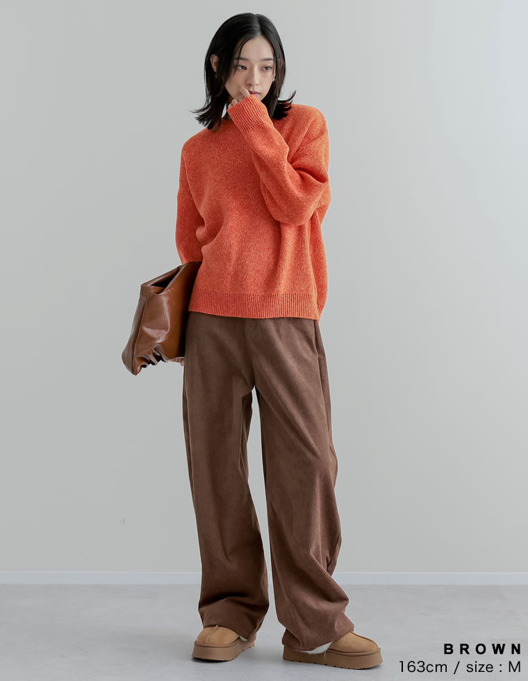 コーデュロイカーブパンツ - パンツ通販 | 人気レディースファッション