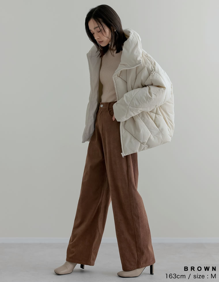 コーデュロイカーブパンツ - パンツ通販 | 人気レディースファッション