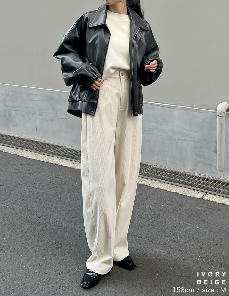 コーデュロイカーブパンツ - パンツ通販 | 人気レディースファッション