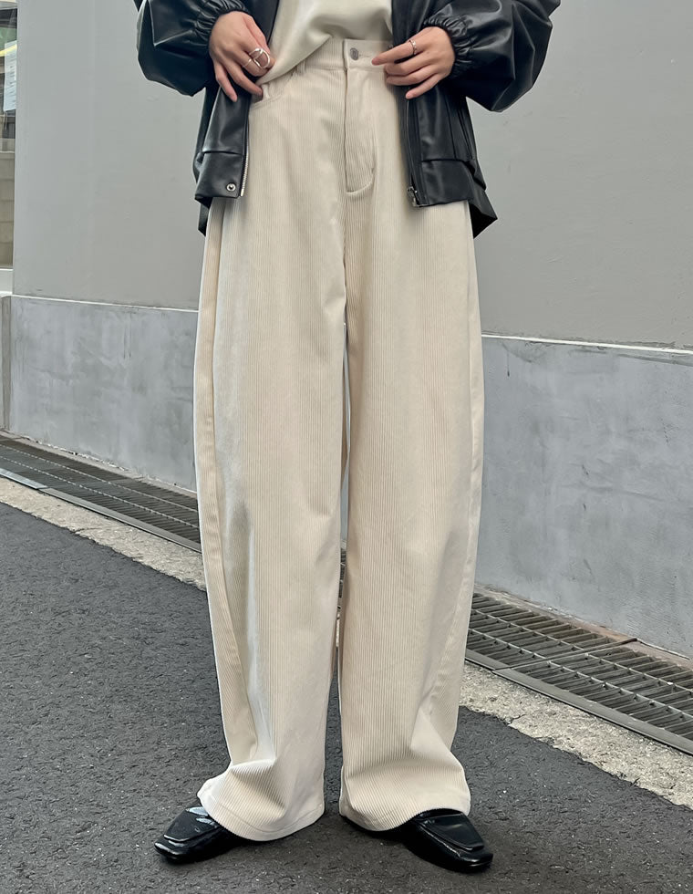 コーデュロイカーブパンツ - パンツ通販 | 人気レディースファッション
