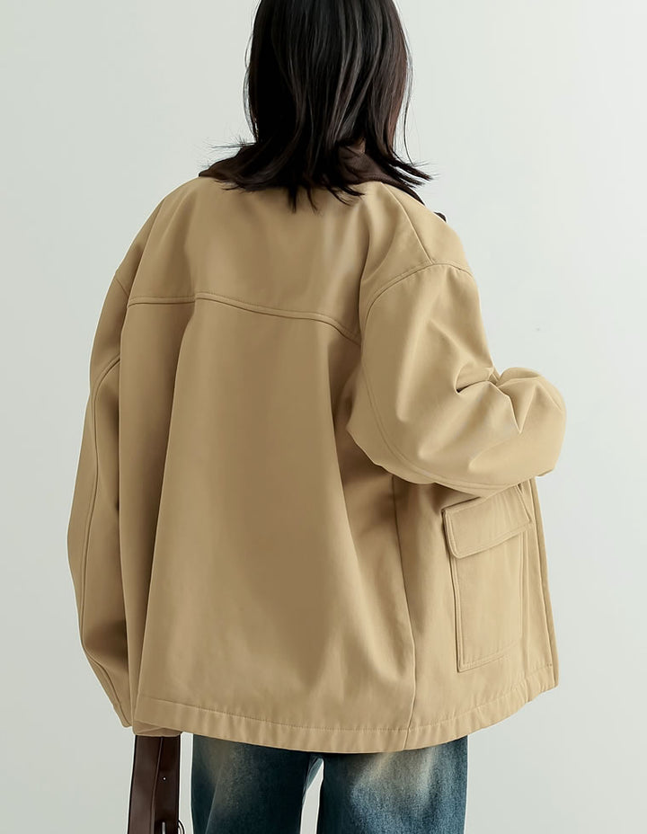 【TIME SALE 15%OFF】裏起毛コーデュロイカラーカバーオールジャケット ジャケット/アウター 人気レディースファッション通販 リエディ