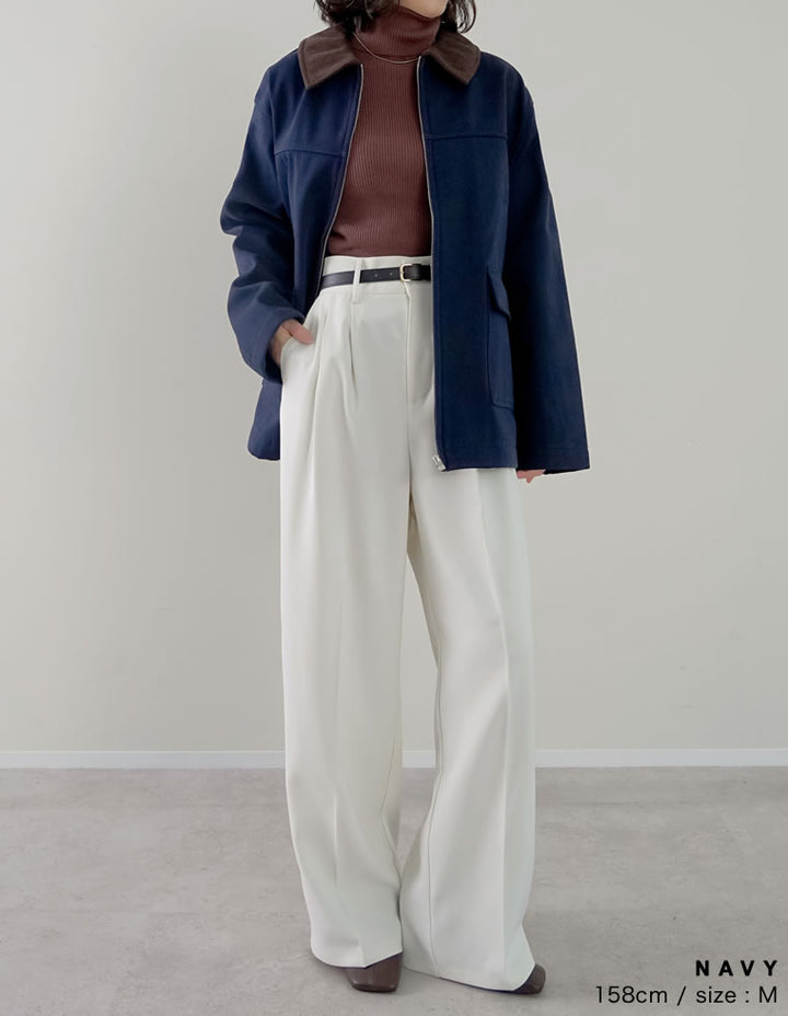 【TIME SALE 15%OFF】裏起毛コーデュロイカラーカバーオールジャケット ジャケット/アウター 人気レディースファッション通販 リエディ