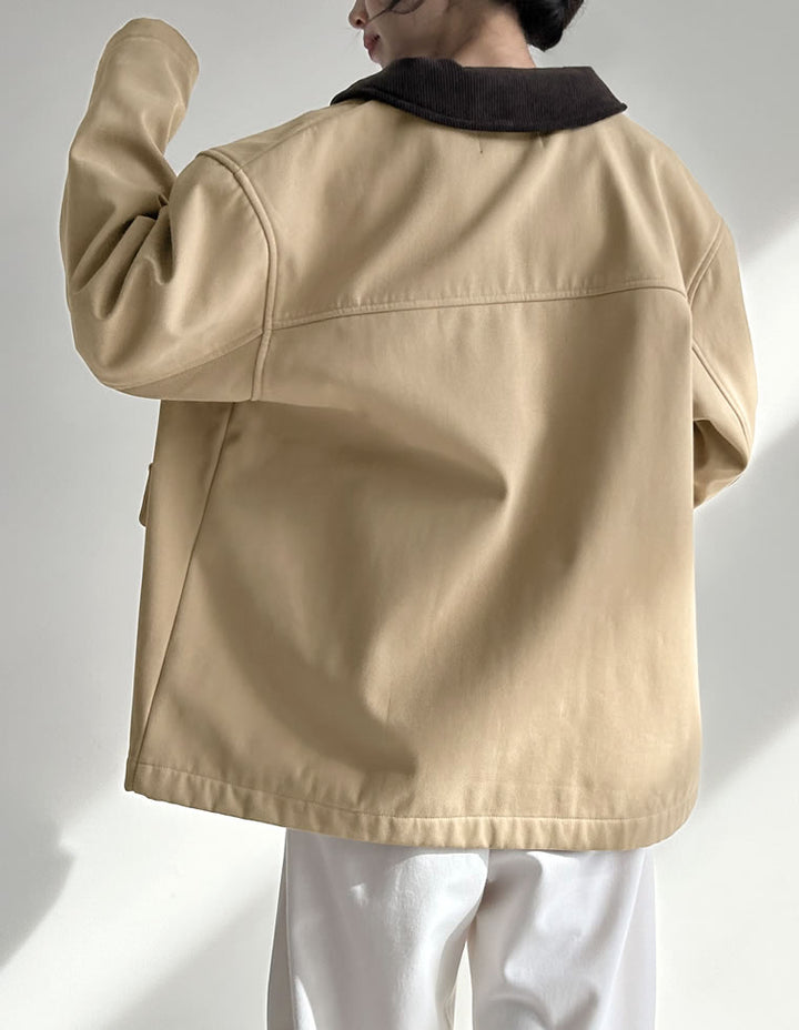 【TIME SALE 15%OFF】裏起毛コーデュロイカラーカバーオールジャケット ジャケット/アウター 人気レディースファッション通販 リエディ