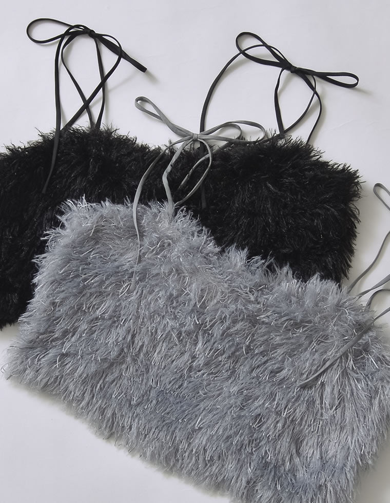 ラメフェザーキャミソールビスチェ - トップス通販 | 人気レディース