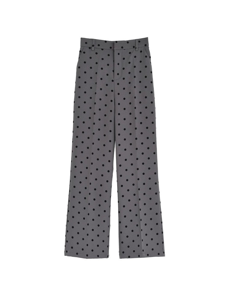 カットツイルドットストレートパンツ - パンツ通販 | 人気レディース