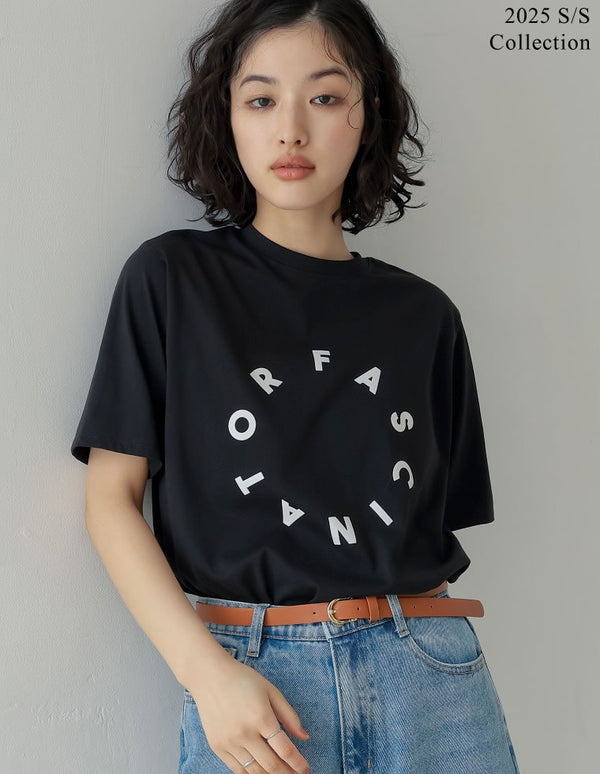 【クーポンで20%OFF ¥2,498⇒¥1,999】[2025SS COLLECTION][UVカット][紫外線対策]サークルロゴTシャツ[mb]