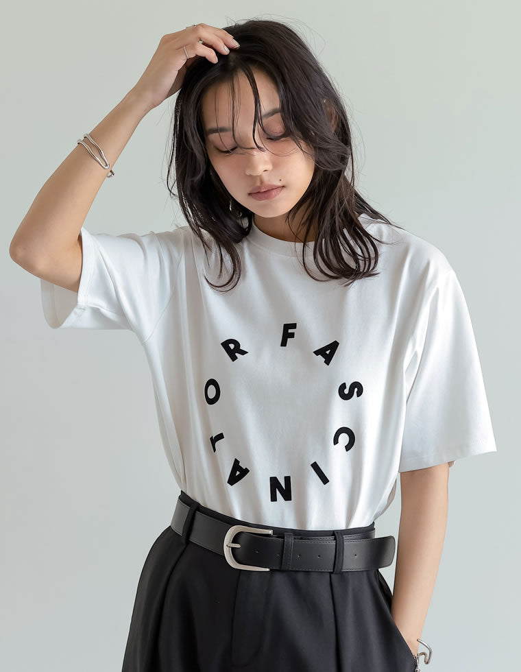 【FINAL SALE 28%OFF】[2025SS COLLECTION][接触冷感][UVカット][紫外線対策]サークルロゴTシャツ[mb]