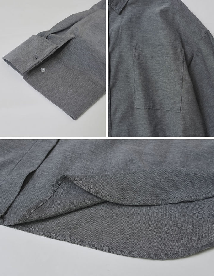 【TIME SALE 20%OFF ¥3,979⇒¥3,183】[2025SS COLLECTION]オックスビッグカフスワイドスリーブシャツ トップス 人気レディースファッション通販 リエディ
