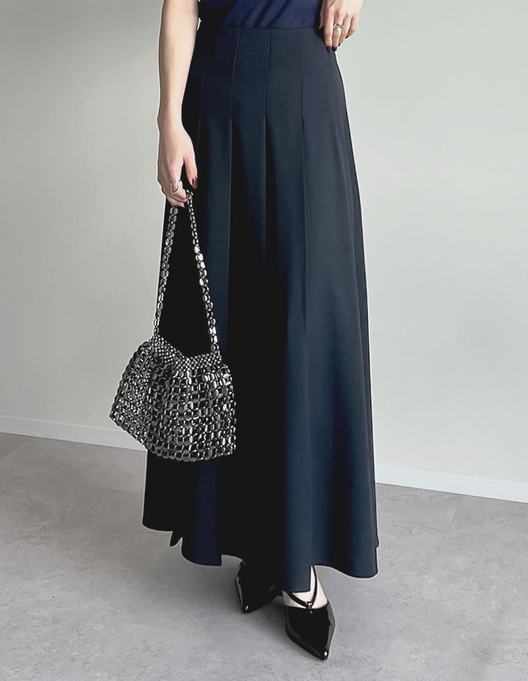 ストレッチミックスツイルプリーツスカート - スカート通販 | 人気