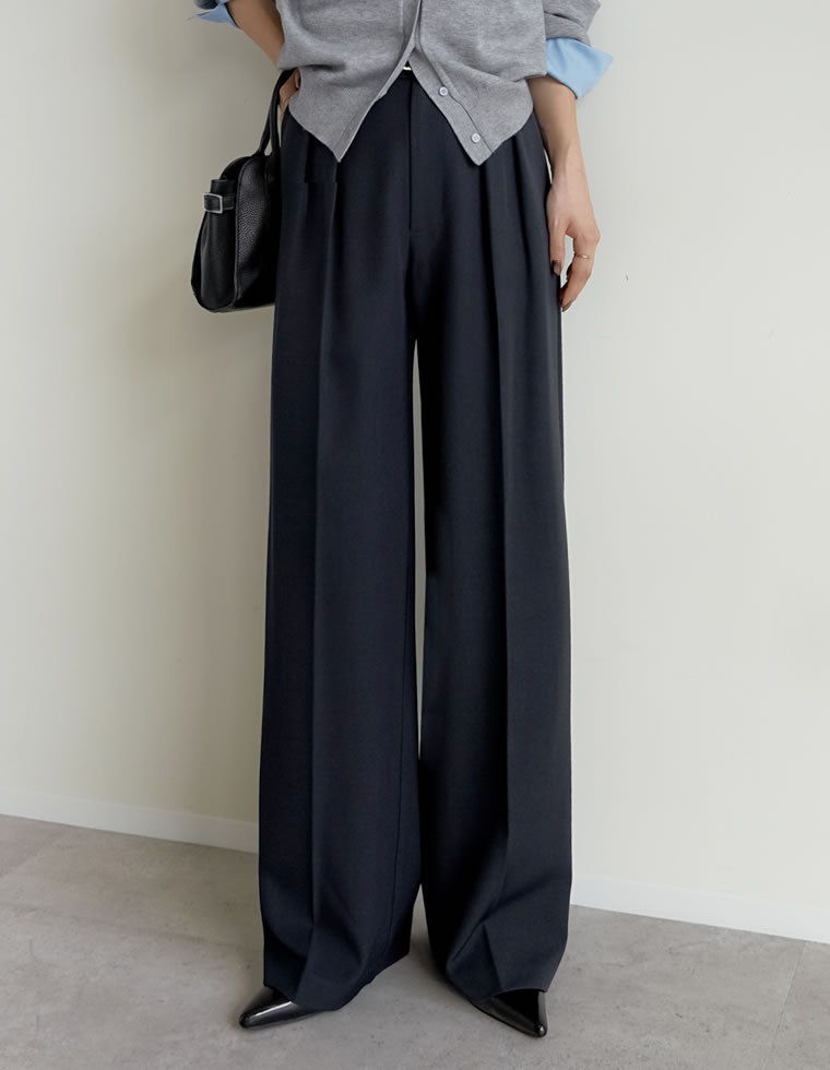 ミックスツイルダブルタックパンツ - パンツ通販 | 人気レディース