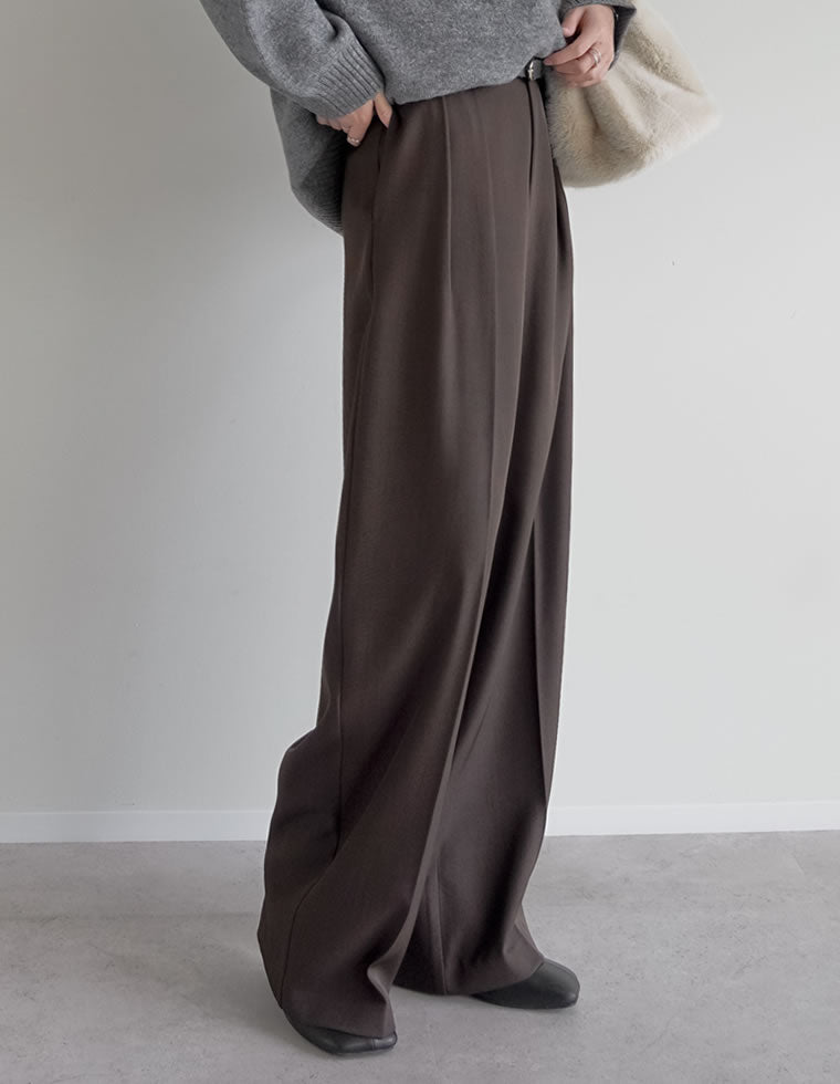 ミックスツイルダブルタックパンツ - パンツ通販 | 人気レディース