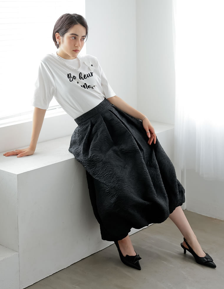 ジャガードタックバルーンスカートィ - スカート通販 | 人気レディース