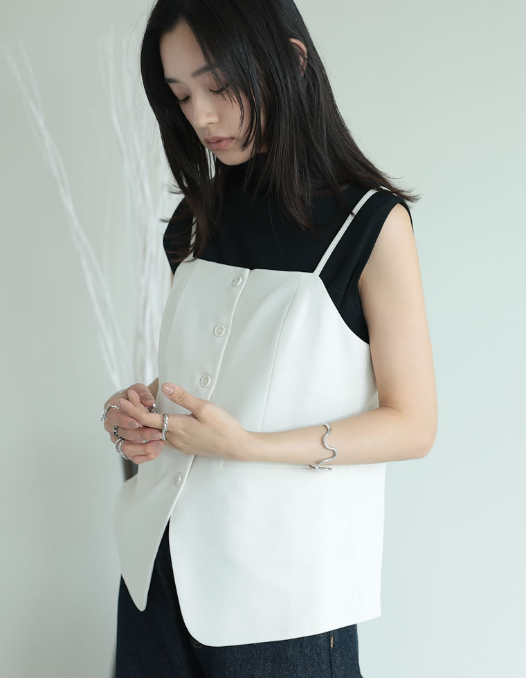 ドルチェ　ペプラムジレ LEJA LUXE】2WAYストーンペプラムビスチェマーメイドドレス