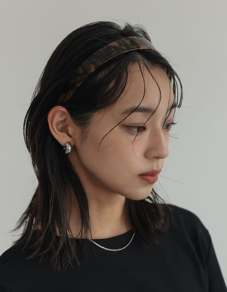 べっ甲風アクリルカチューシャ - ヘアアクセサリー通販 | 人気